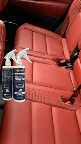 Prime Solutions Surface Defense + Revive Spray - Hydrophobic Silicon Dioxide Protectant & Conditioner (Upholstery, Leather, Vinyl, Plastic, Rubber, & Fabric Surfaces) - Repel Dust, Lint, Staining