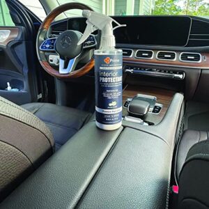 Prime Solutions Surface Defense + Revive Spray - Hydrophobic Silicon Dioxide Protectant & Conditioner (Upholstery, Leather, Vinyl, Plastic, Rubber, & Fabric Surfaces) - Repel Dust, Lint, Staining