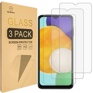 Mr.Shield [3-Pack] Designed For Samsung Galaxy A13 [4G/5G] / Galaxy A12 [Tempered Glass] [Japan Glass with 9H Hardness] Screen Protector with Lifetime Replacement