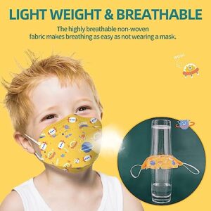 Kids Disposable Face Mask, 30 Pack Individually Wrapped Masks for Children,4-Ply Breathable Safety Masks for Boys and Girls(Aged 4-12)