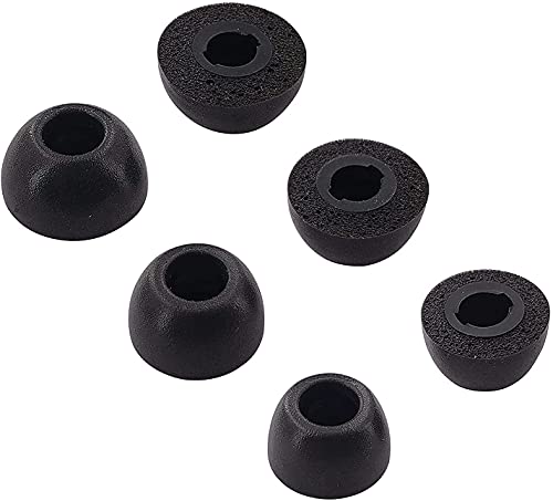 ALXCD Foam Eartips Compatible with Echo Buds 2 Earbuds, S/M/L 3 Sizes 3 Pairs Soft Memory Foam Ear Tips Earbud Tips, Compatible with Echo Buds 2, Pro SML B