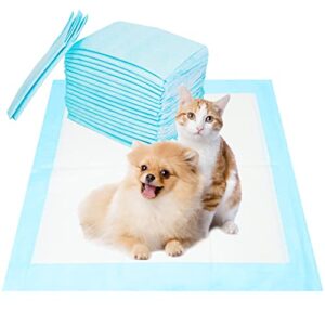 kathson 22" x 22" puppy pee pads rabbit disposable potty training pad 40pcs super absorbent & leak-free doggy pet supplies for bunny kitten small dog guinea pig