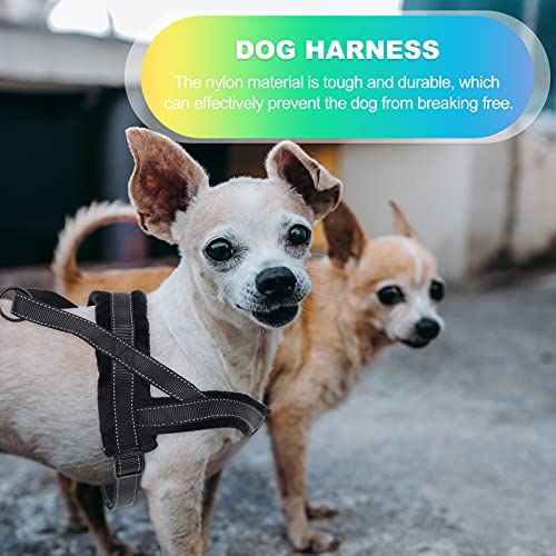 ULTECHNOVO Dog Harness Nylon Dog Vest pet Chest Harness pet Supplies