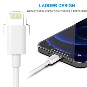 [Apple MFi Certified] iPhone Charger 5pack[6/6/6/10/10FT] Long Lightning Cable Fast Charging Cord iPhone Charging Cable Compatible iPhone 14/14 Pro/Max/13/12/11 Pro Max/XS MAX/XR/XS/X/8/7/Plus iPad