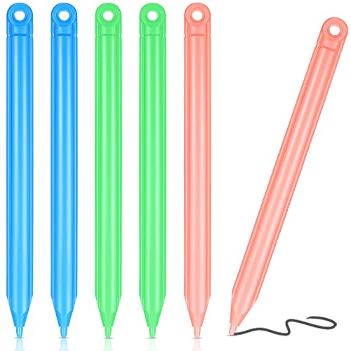 6 Pieces Replacement Stylus Drawing Pen 4.7 Inch Drawing Tablet Pens Kids' Electronics Pens for LCD Writing Tablet