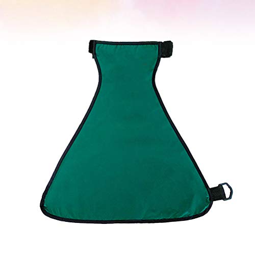 Pet Waterproof Clothes Adjustable Raincoat Lightweight Rain Belly Cover for Dogs and Puppies (Green, Size S) Pet Supply