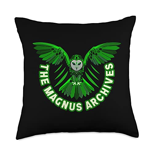 The Magnus Archives Gift Throw Pillow, 18x18, Multicolor