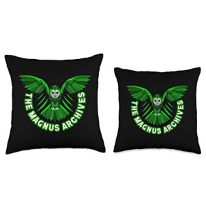 The Magnus Archives Gift Throw Pillow, 18x18, Multicolor