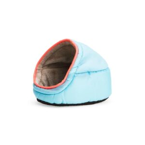 everyyay snooze fest blue cuddle cup ferret bed, 11" l x 8.5" w x 9" h