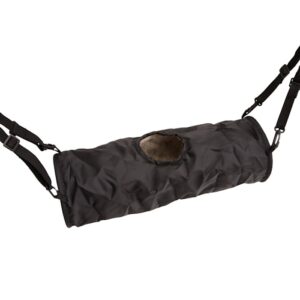 EveryYay Snooze Fest Black Small Animal Hanging Tunnel, Small/Medium