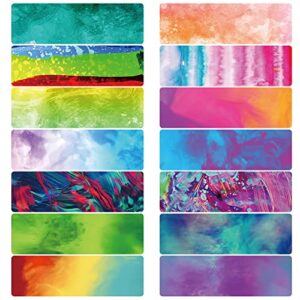 Lucky Goddness Watercolor Infusible Transfer Ink Sheets, 14 Pcs 4.5x12 Pre-Inked Sublimation Paper for DIY T- Shirts, Mug Heat Press, Coaster Blank