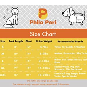 Philo Peri Shining Floral Dog Dress with Lace Elegent Dog Outfit for Party Wedding Birthday Puppy Apparel Bowknot Cat Dress (XS)