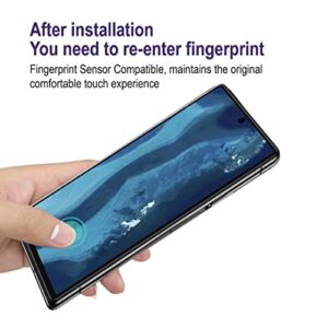 [Fingerprint Compatible][2 Pack] Tempered Glass for Google Pixel 6 Screen Protector[2021], with [Alignment] Designed for Pixel 6, Anti-Fingerprint, Anti-Scratch, No-Bubble, Case Friendly