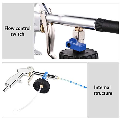 CPROSP Tornado Black Car Cleaning Gun, High Pressure Car Cleaning Gun Jet Cleaner Interior,