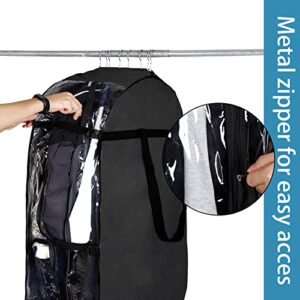 Garment Bags for Hanging Clothes, Garment Bags for Travel or Closet Storage, 50" Carry On Garment Bag, Suit Bags for Travel, Moving Bags for Clothes Suit Travel Cover for Men Women