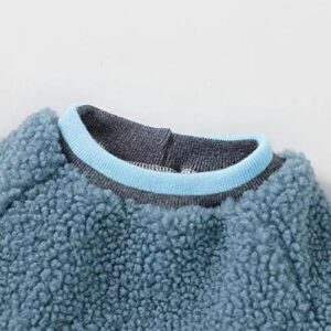 Sweaters Dog Winter Warm Clothes - Hoodies Jackets Sherpa Dog Apparel & Accessories Small Medium Large Pet Clothes Holiday Party for Pet cat Dog Little Daisy Sky Blue 12LBS