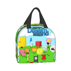 Battle For Bfdi Lunch Box Insulation Bags Suitable For Packed Lunches For Teenager