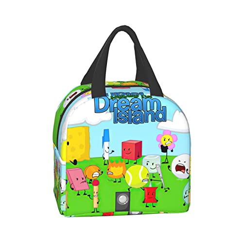 Battle For Bfdi Lunch Box Insulation Bags Suitable For Packed Lunches For Teenager