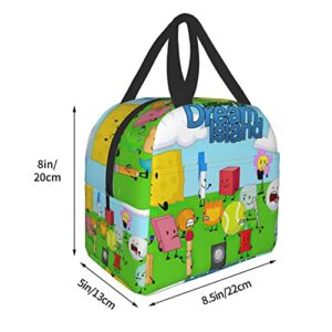 Battle For Bfdi Lunch Box Insulation Bags Suitable For Packed Lunches For Teenager