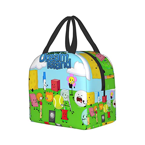 Battle For Bfdi Lunch Box Insulation Bags Suitable For Packed Lunches For Teenager