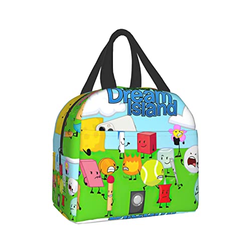 Battle For Bfdi Lunch Box Insulation Bags Suitable For Packed Lunches For Teenager