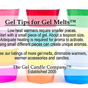 3 Pack of Sweet BLACK RASPBERRY VANILLA inspired aroma Long Lasting Gel Melts™ gel wax for Warmers and Burners PEEL, MELT, ENJOY