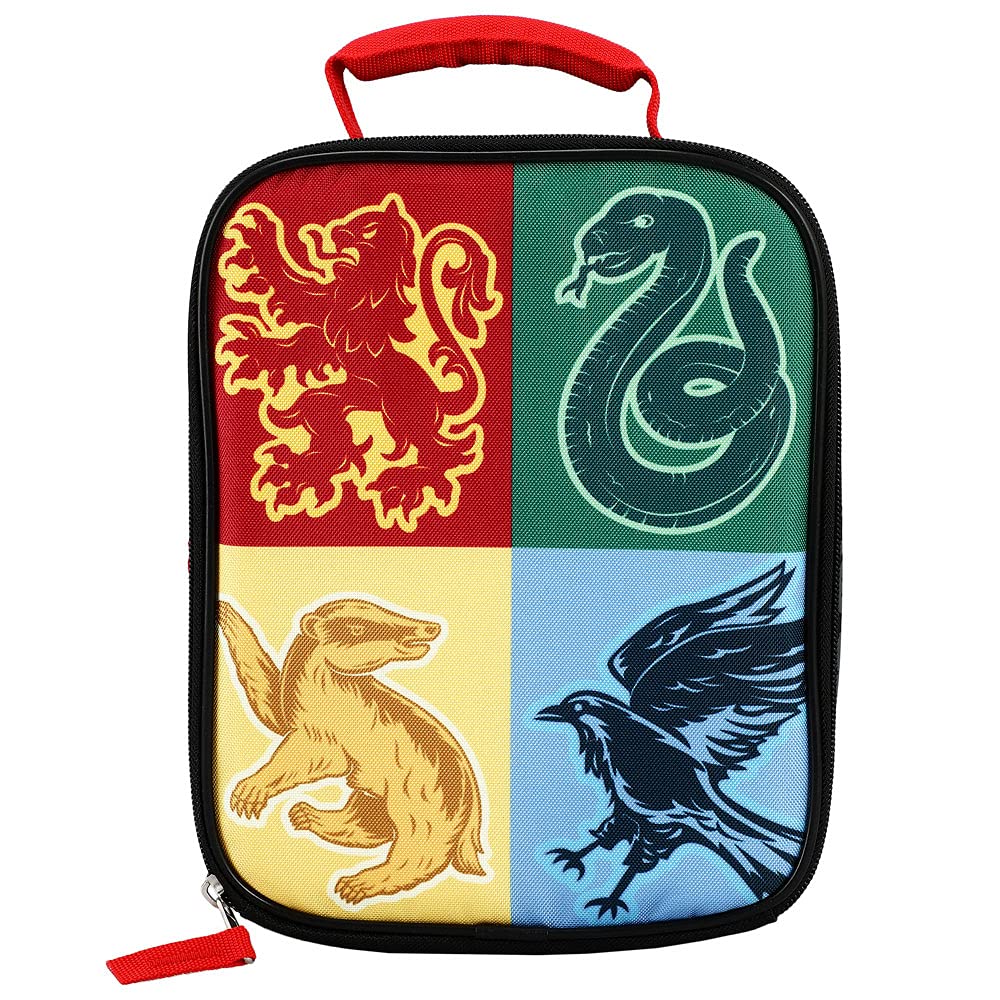 Bioworld Harry Potter Hogwarts House Double Sided Lunch Box