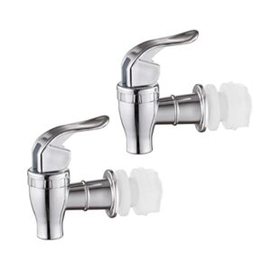 hgzaccompany 2 pack beverage dispenser replacement spout for drink dispenser spigot,push style spigot for beverage dispenser carafe, water dispenser replacement faucet