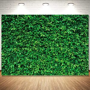 GiuMsi 7x5ft Polyester Greenery Leaves Photography Backdrop Grass Spring Natural Outdoorsy Supplies for Birthday Wedding Baby Shower Party Decorations Background Portrait Photo Booth