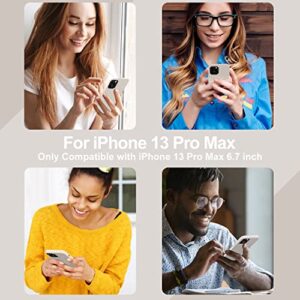 Ktele Compatible with iPhone 13 Pro Max Case 6.7 inch Premium Liquid Silicone with [Soft Anti-Scratch Microfiber Lining] Gel Rubber Full-Body Bumper Protection Case for iPhone 13 Pro Max - Stone