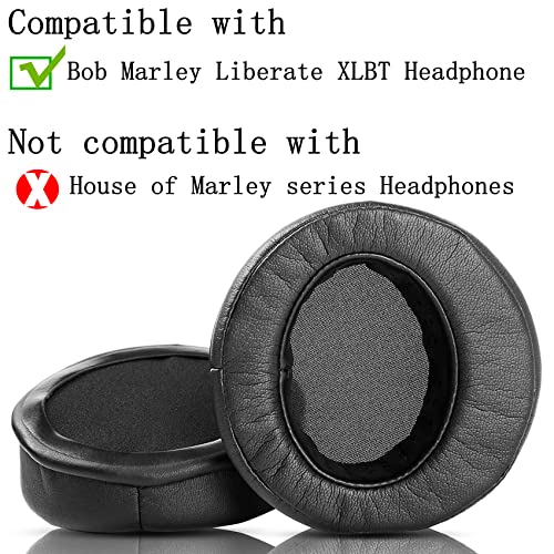 YDYBZB Earpads Cushion Ear Pads Memory Foam Replacement Compatible with Bob Marley Liberate XLBT Headphones