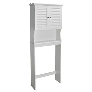 redmon contemporary country louvered doors, white space saver cabinet, full