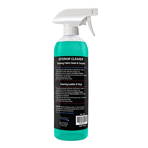 RecPro RV Interior Cleaner | Furniture Cleaner, Seat Cleaner, Fabric Cleaner | Cleans Carpets, Seats, Leather, Upholstery and Vinyl (Interior Cleaner Only)