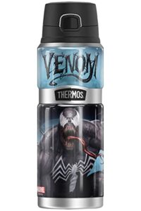 venom venom and carnage thermos stainless king stainless steel drink bottle, vacuum insulated & double wall, 24oz
