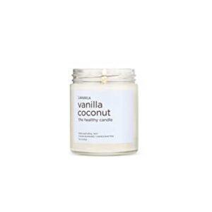 Lavanila Natural Soy Candle (2-Pack), Vanilla Coconut Scented - Clean Burning, Handcrafted, 7 oz Each