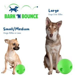 Bark N Bounce: The Interactive Dog Toy Ball That Bounces and Laughs, Engaging Your Dog's Natural Instincts | Small/Medium 3.75in | Dogs 30lbs and Under