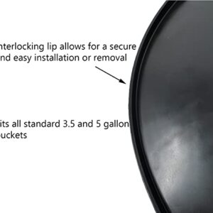 6 in. Wide Lip Bucket Basket (Pack of 6) | 5 Gallon Bucket Lids for DWC, Net Pots for Hydroponics + Twin Canaries Chart