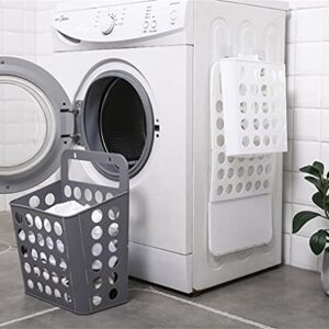 EEQEMG Laundry Storage Basket Punch- Free Foldable Wall Hanging Dirty Clothes Storage Basket Dirty Clothes Hamper Bathroom Supplies (Color : C, Size : One Size)