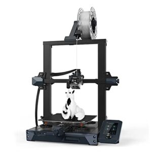 creality 3d printer ender 3 s1 with cr touch auto leveling, high precision z-axis double screw, removable build plate, beginners professional fdm 3d printer 8.66"(l) x 8.66"(w) x 10.63"(h)
