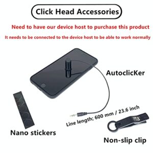 QIDAI Auto Clicker for Phone iPad, Digital Display Auto Device Screen Clicker Simulated Finger Clicking, Suitable for Gifts, Games, Live Broadcasts, Reward Tasks.（3 x Autoclicker）