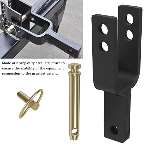 Versatile Quick Hitch Adapter Used to Adjust Top Link Bracket Movements for Category 1 top Link