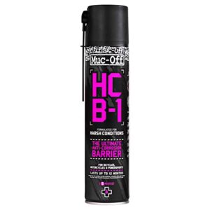muc off hcb-1, 13.5 fl oz - anti corrosion spray, rust inhibitor, harsh conditions barrier - anti rust spray for bikes, motorcycles, marine, atv