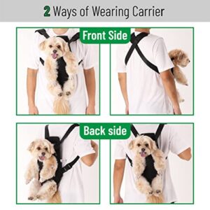 Mr. Pen- Pet Adjustable Dog Carrier Backpacks, Hiking Travel Backpack, Puppy Backpack, Dog Front Carrier