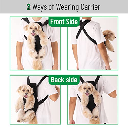 Mr. Pen- Pet Adjustable Dog Carrier Backpacks, Hiking Travel Backpack, Puppy Backpack, Dog Front Carrier