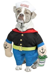 popeye dog costume, multicolor, medium