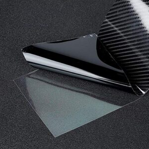 Protective Film for Cars, Carbon Fiber Protective Film Car Door Edge Guard Anti-Scratch Sticker Black(10CM*3M)