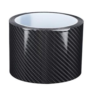 protective film for cars, carbon fiber protective film car door edge guard anti-scratch sticker black(7cm*3m)
