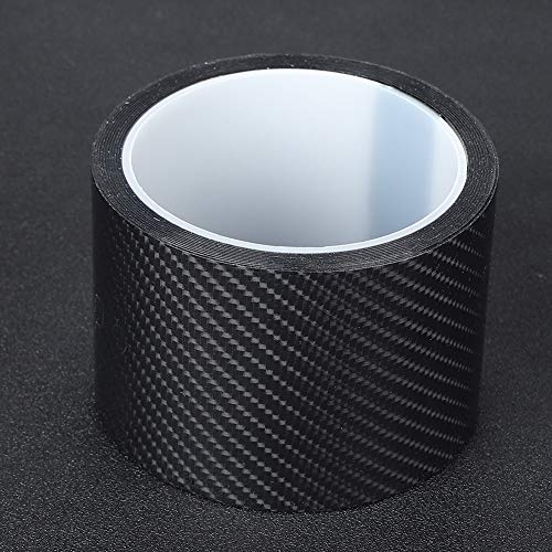 Protective Film for Cars, Carbon Fiber Protective Film Car Door Edge Guard Anti-Scratch Sticker Black(7CM*3M)