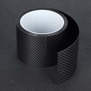 Protective Film for Cars, Carbon Fiber Protective Film Car Door Edge Guard Anti-Scratch Sticker Black(7CM*3M)