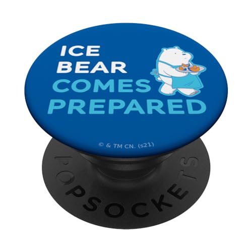 We Bare Bears Ice Bear Comes Prepared PopSockets Standard PopGrip